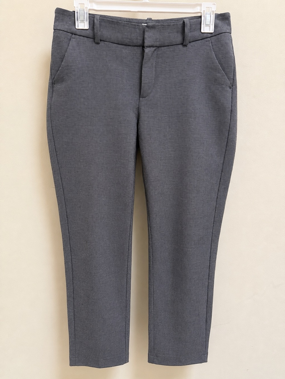 A New Day Gray Stretch Ankle Dress Pants Size 2